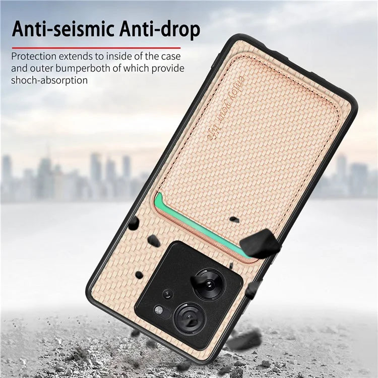 For Xiaomi 13T / 13T Pro / Redmi K60 Ultra Case Magnetic Detachable Card Holder Phone Cover