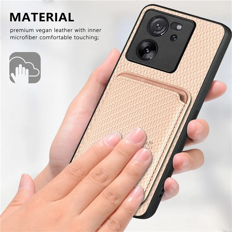 For Xiaomi 13T / 13T Pro / Redmi K60 Ultra Case Magnetic Detachable Card Holder Phone Cover
