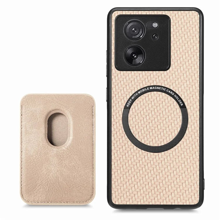 For Xiaomi 13T / 13T Pro / Redmi K60 Ultra Case Magnetic Detachable Card Holder Phone Cover