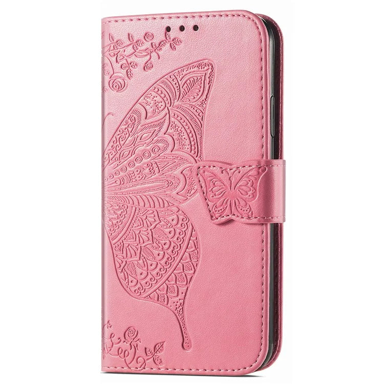 For Xiaomi 13T Pro / 13T / Redmi K60 Ultra Phone Case Butterfly Imprinted Anti-fall Wallet Stand Leather Cover