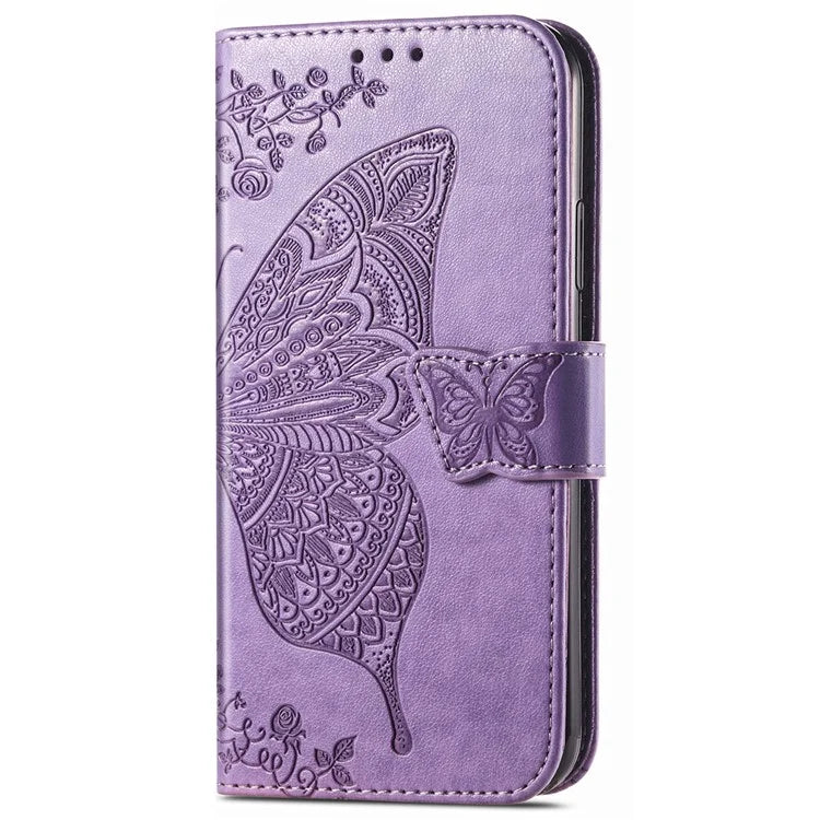 For Xiaomi 13T Pro / 13T / Redmi K60 Ultra Phone Case Butterfly Imprinted Anti-fall Wallet Stand Leather Cover