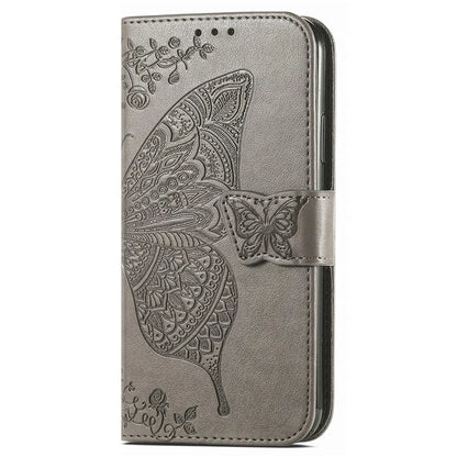 For Xiaomi 13T Pro / 13T / Redmi K60 Ultra Phone Case Butterfly Imprinted Anti-fall Wallet Stand Leather Cover