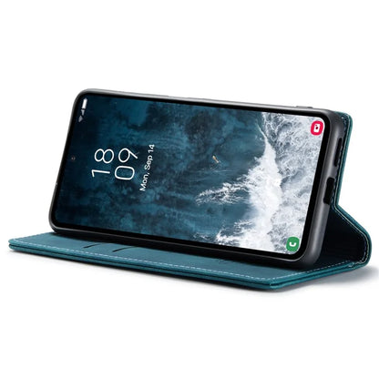 CASEME 013 Series For Samsung Galaxy S23 FE Case PU Leather Stand Folio Phone Cover