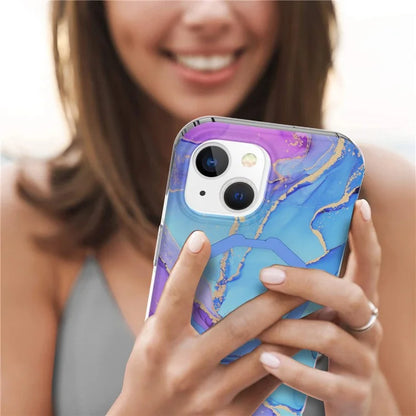 GW018 for iPhone 15 Case Magnetic Anti-drop Cover PC + TPU Phone Protector