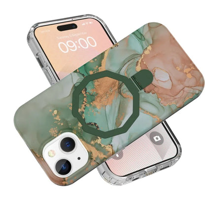 GW018 for iPhone 15 Case Magnetic Anti-drop Cover PC + TPU Phone Protector