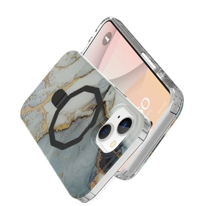 GW18 For iPhone 15 Plus Case Magnetic PC + TPU Kickstand Phone CoverStyle A