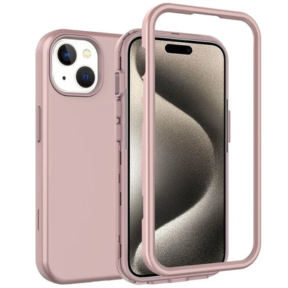 GW03 For iPhone 15 Case Rubberized TPU + PC Anti-fingerprint Phone Cover