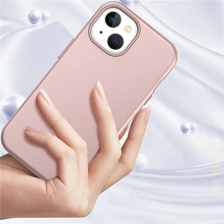 GW03 For iPhone 15 Case Rubberized TPU + PC Anti-fingerprint Phone Cover