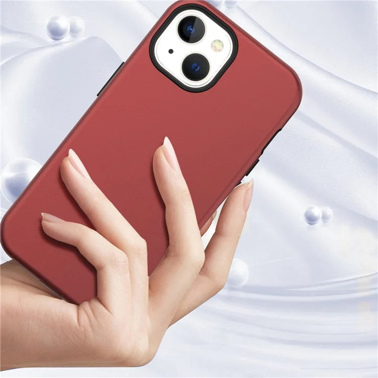 GW03 For iPhone 15 Case Rubberized TPU + PC Anti-fingerprint Phone Cover
