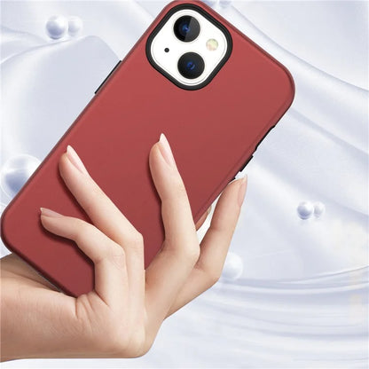 GW03 For iPhone 15 Case Rubberized TPU + PC Anti-fingerprint Phone Cover