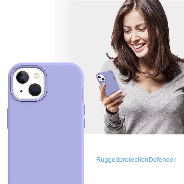GW03 For iPhone 15 Case Rubberized TPU + PC Anti-fingerprint Phone Cover