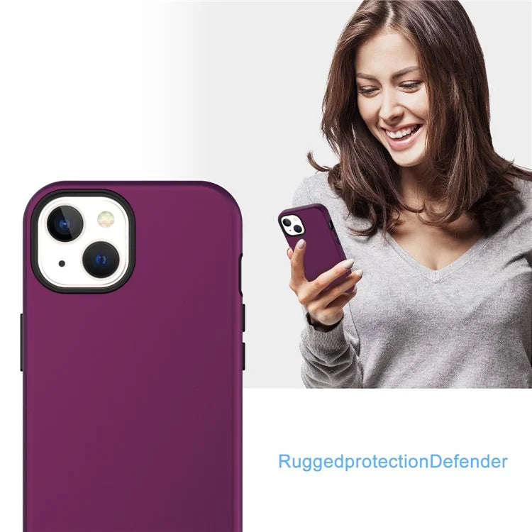 GW03 For iPhone 15 Case Rubberized TPU + PC Anti-fingerprint Phone Cover