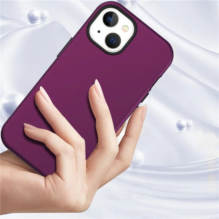 GW03 For iPhone 15 Case Rubberized TPU + PC Anti-fingerprint Phone Cover