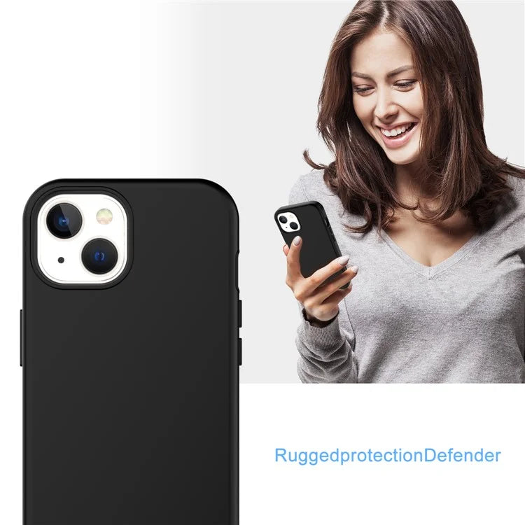GW03 For iPhone 15 Case Rubberized TPU + PC Anti-fingerprint Phone Cover