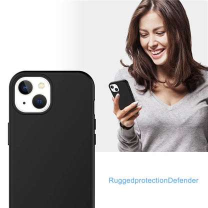 GW03 For iPhone 15 Case Rubberized TPU + PC Anti-fingerprint Phone Cover