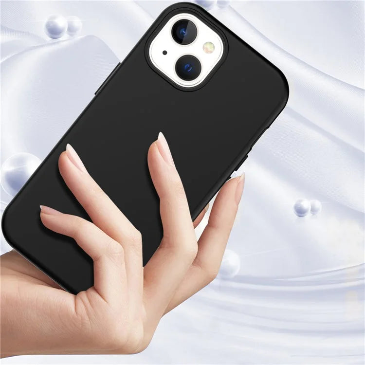 GW03 For iPhone 15 Case Rubberized TPU + PC Anti-fingerprint Phone Cover