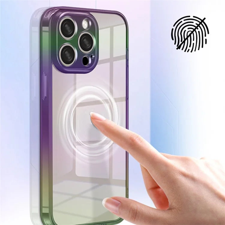 X-LEVEL Aurora Series for iPhone 15 Pro Case TPU + PC Laser Electroplating Phone Cover