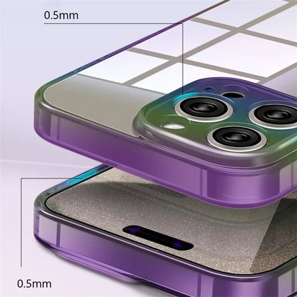 X-LEVEL Aurora Series for iPhone 15 Pro Case TPU + PC Laser Electroplating Phone Cover