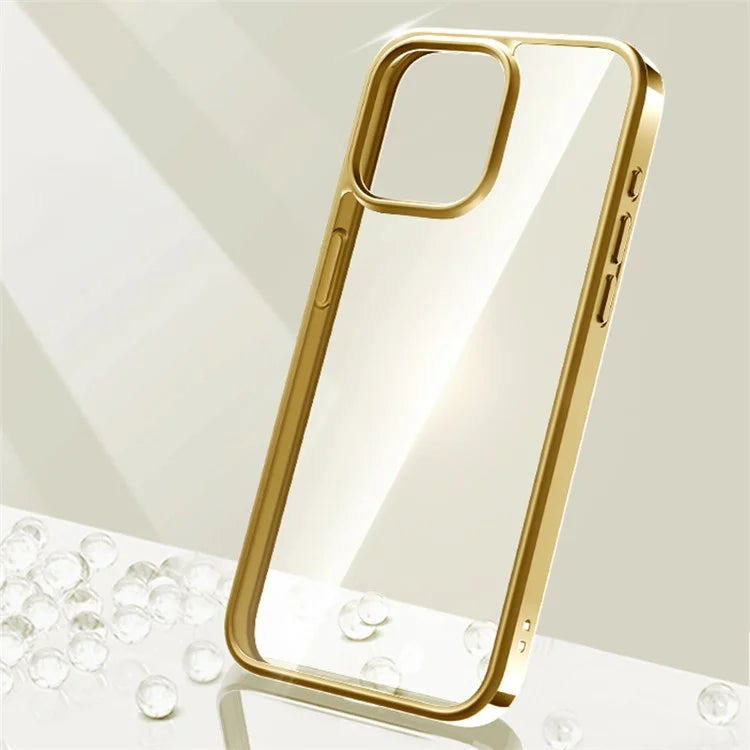 X-LEVEL For iPhone 15 Pro Max Phone Case PC+TPU Electroplating Back Cover