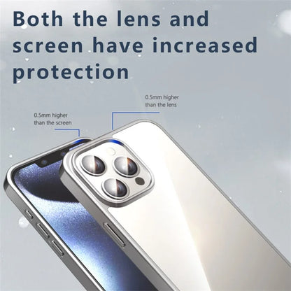 X-LEVEL For iPhone 15 Pro Max Phone Case PC+TPU Electroplating Back Cover