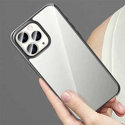 X-LEVEL For iPhone 15 Pro Clear Case Anti-Scratch PC+TPU Electroplating Phone Cover