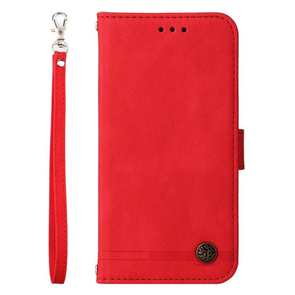 For Samsung Galaxy A15 5G Imprinted Skin-touch Phone Cover PU Leather Stand Wallet Shockproof Case