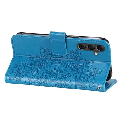 For Samsung Galaxy A15 5G Phone Case Flower Imprinted Dustproof PU Leather Wallet Phone Cover