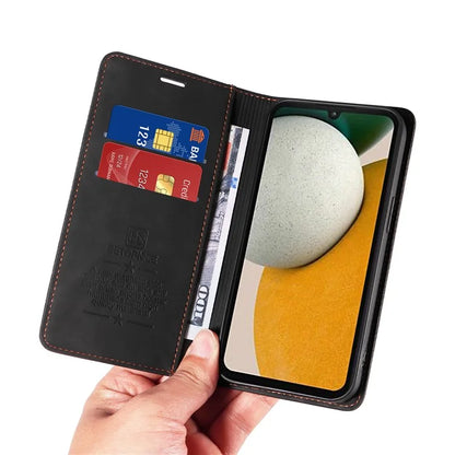 BETOPNICE 003 Phone Case for Samsung Galaxy A15 5G RFID Blocking Wallet Leather Cover Phone Shell