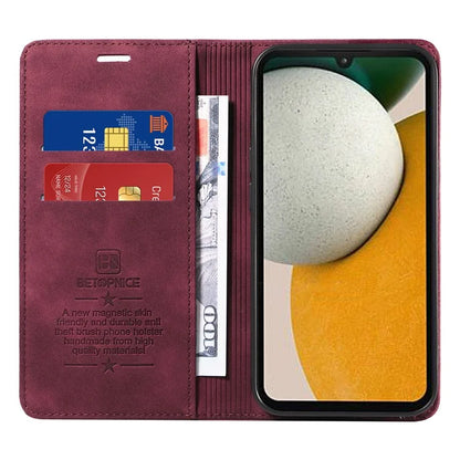 BETOPNICE 003 Phone Case for Samsung Galaxy A15 5G RFID Blocking Wallet Leather Cover Phone Shell