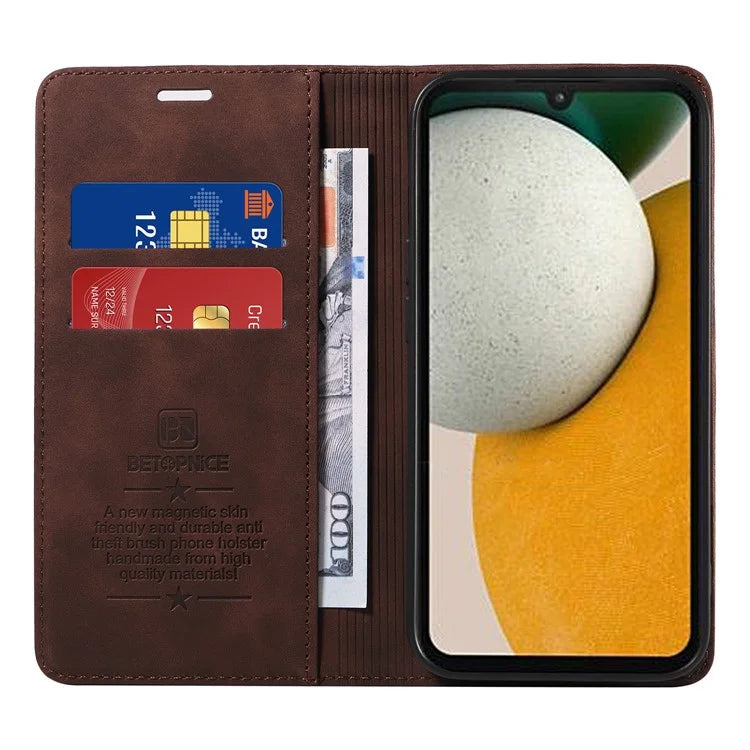 BETOPNICE 003 Phone Case for Samsung Galaxy A15 5G RFID Blocking Wallet Leather Cover Phone Shell