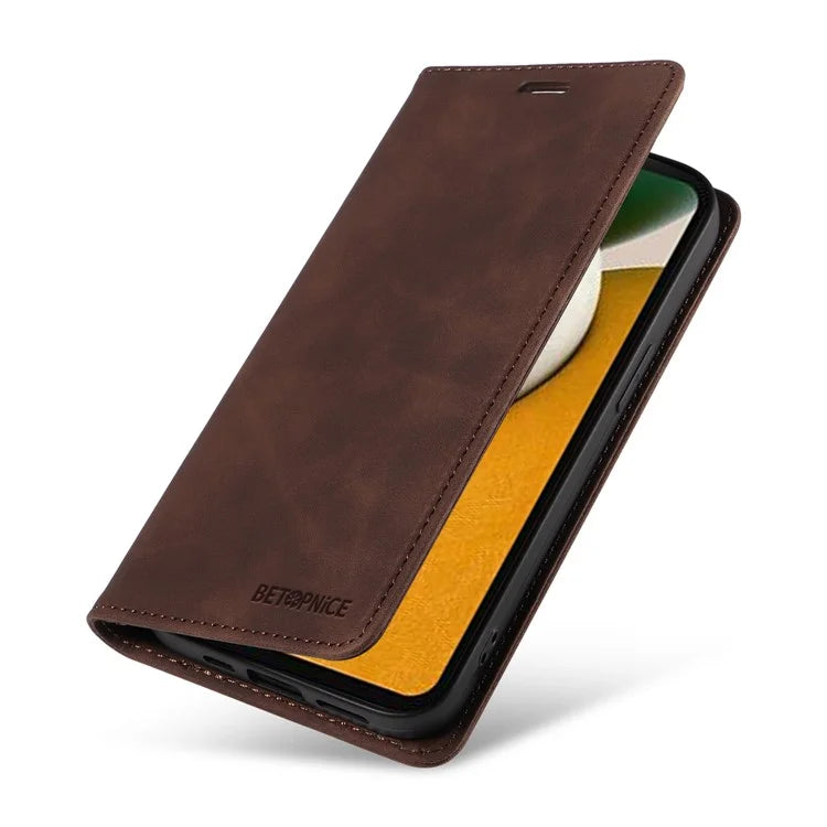BETOPNICE 003 Phone Case for Samsung Galaxy A15 5G RFID Blocking Wallet Leather Cover Phone Shell