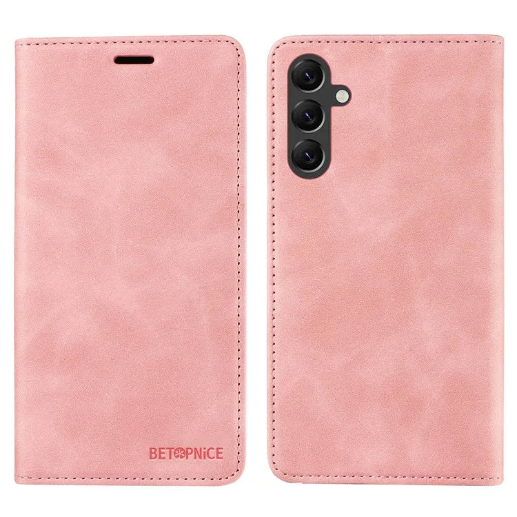 BETOPNICE 003 Phone Case for Samsung Galaxy A15 5G RFID Blocking Wallet Leather Cover Phone Shell