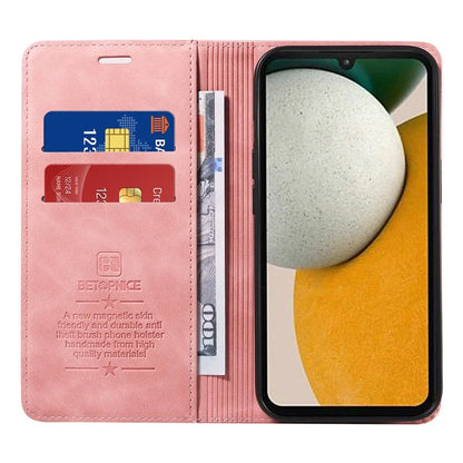 BETOPNICE 003 Phone Case for Samsung Galaxy A15 5G RFID Blocking Wallet Leather Cover Phone Shell