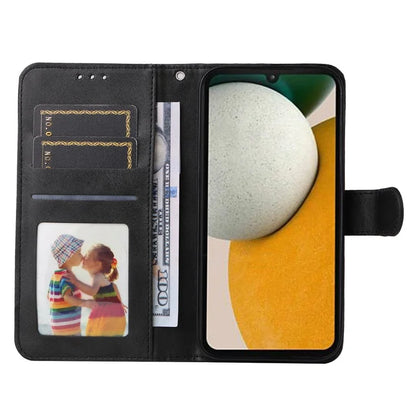 For Samsung Galaxy A15 5G Case Shockproof Phone Shell Calf Texture Leather Wallet Phone Cover