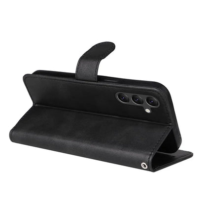 For Samsung Galaxy A15 5G Case Shockproof Phone Shell Calf Texture Leather Wallet Phone Cover