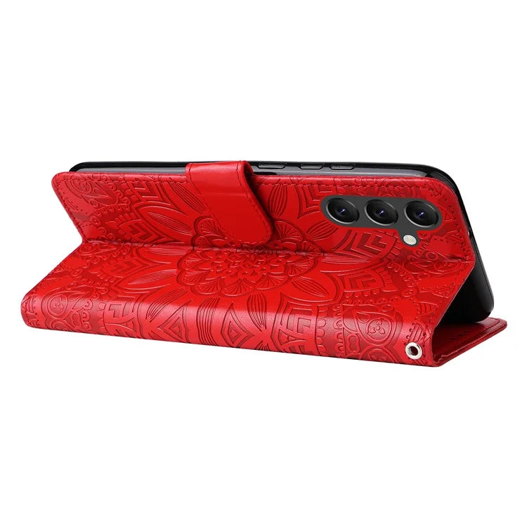 For Samsung Galaxy A15 5G Case Stand Wallet Shockproof PU Leather Cell Phone Cover