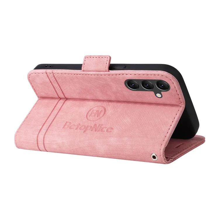 BETOPNICE 001 Stand PU Leather Phone Shell for Samsung Galaxy A15 5G Case Folding Wallet Phone Cover
