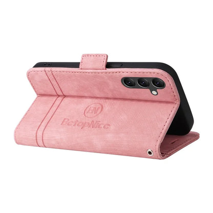 BETOPNICE 001 Stand PU Leather Phone Shell for Samsung Galaxy A15 5G Case Folding Wallet Phone Cover