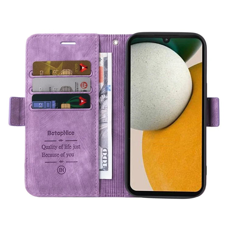 BETOPNICE 001 Stand PU Leather Phone Shell for Samsung Galaxy A15 5G Case Folding Wallet Phone Cover