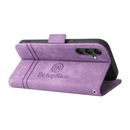 BETOPNICE 001 Stand PU Leather Phone Shell for Samsung Galaxy A15 5G Case Folding Wallet Phone Cover