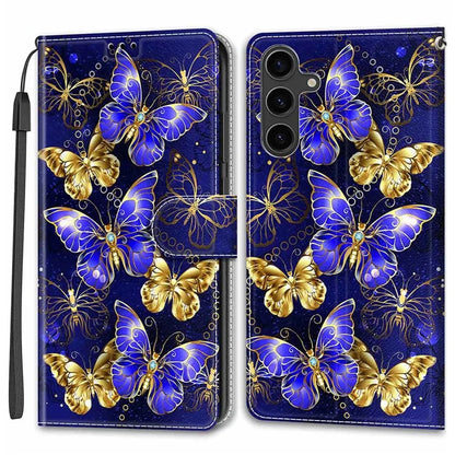 For Samsung Galaxy S24+ Case Pattern Printing Card Holder Phone Cover