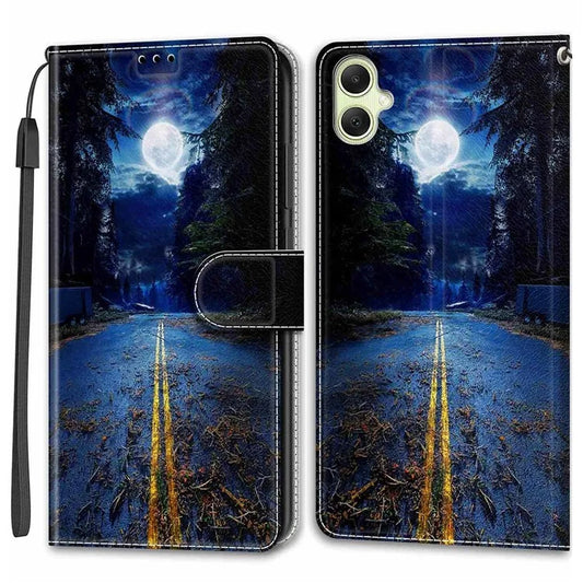 For Samsung Galaxy A05 4G Case PU Leather Pattern Printing Phone Cover