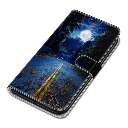 For Samsung Galaxy A05 4G Case PU Leather Pattern Printing Phone Cover