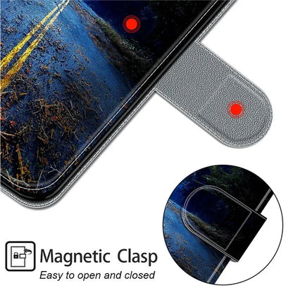 For Samsung Galaxy A05 4G Case PU Leather Pattern Printing Phone Cover