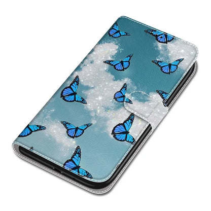 For Samsung Galaxy A05 4G Case PU Leather Pattern Printing Phone Cover