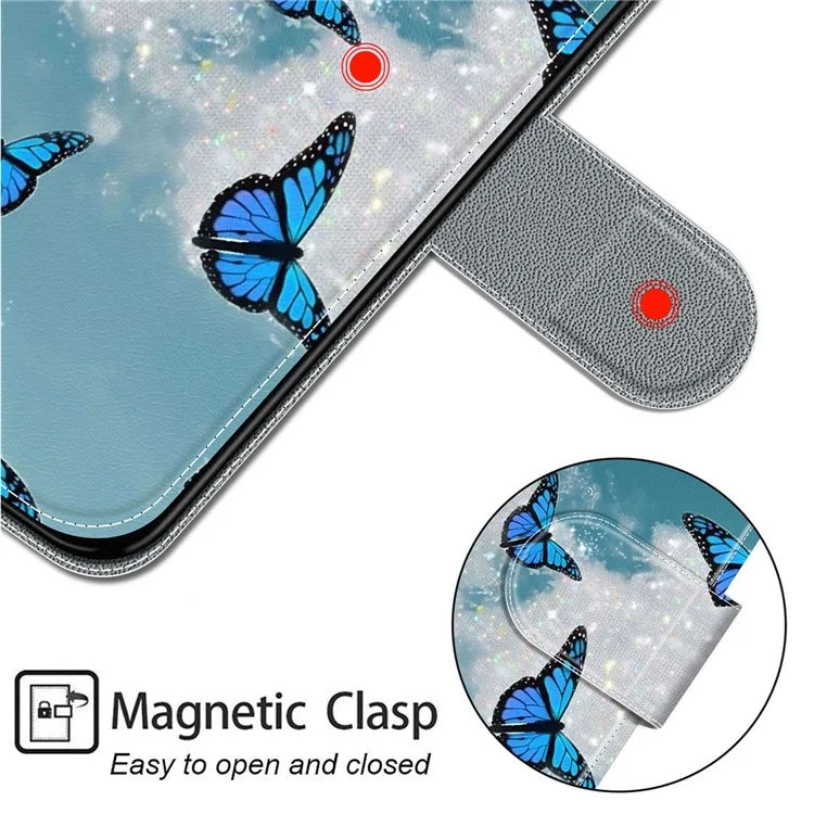 For Samsung Galaxy A05 4G Case PU Leather Pattern Printing Phone Cover