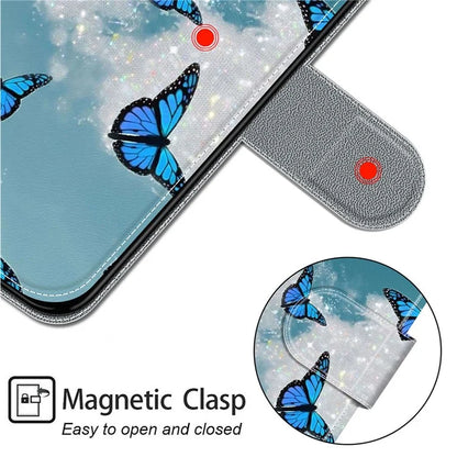 For Samsung Galaxy A05 4G Case PU Leather Pattern Printing Phone Cover