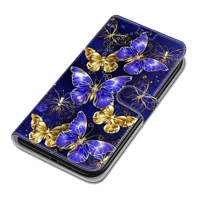 For Samsung Galaxy A05 4G Case PU Leather Pattern Printing Phone Cover