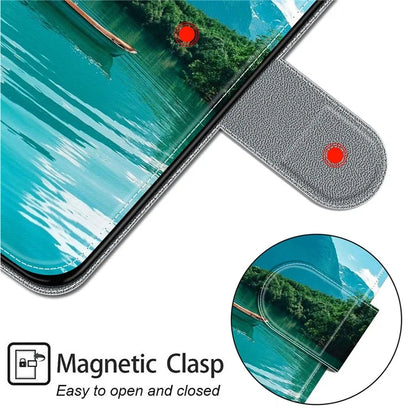 For Samsung Galaxy A05 4G Case PU Leather Pattern Printing Phone Cover