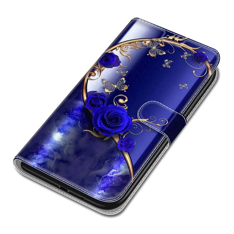 For Samsung Galaxy A05 4G Case PU Leather Pattern Printing Phone Cover
